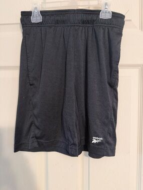 Reebok Black Men's Athletic Shorts with Logo